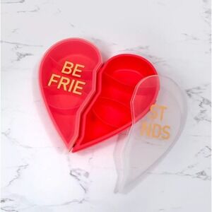 Valentines BEST FRIENDS‎ Snackle Box CWC Red Target NEW Storage container Heart